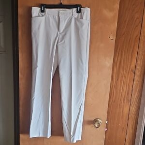 Christopher & Banks Women's Cream Straight Leg Pants